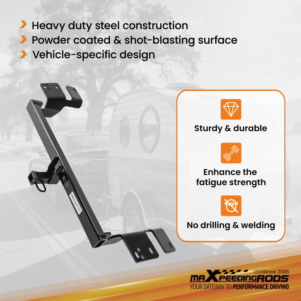 1.25 Class 2 Hitch Receiver compatible for Toyota Camry 2025-2026 Rear Bolt-On 2000lbs