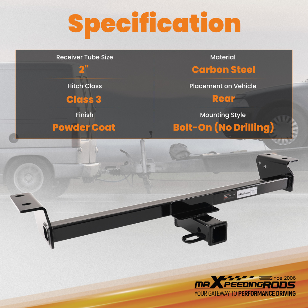 Class 3 Hitch Receiver 2 Rear compatible for Lexus RX350 RX450h 2016-2022 4500lbs