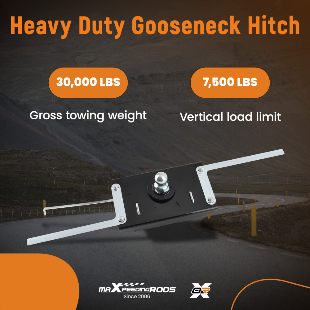 Trailer Hitches Gooseneck Trailer Hitch Mount Kit compatible for Ram 2500 2014-2018 Black