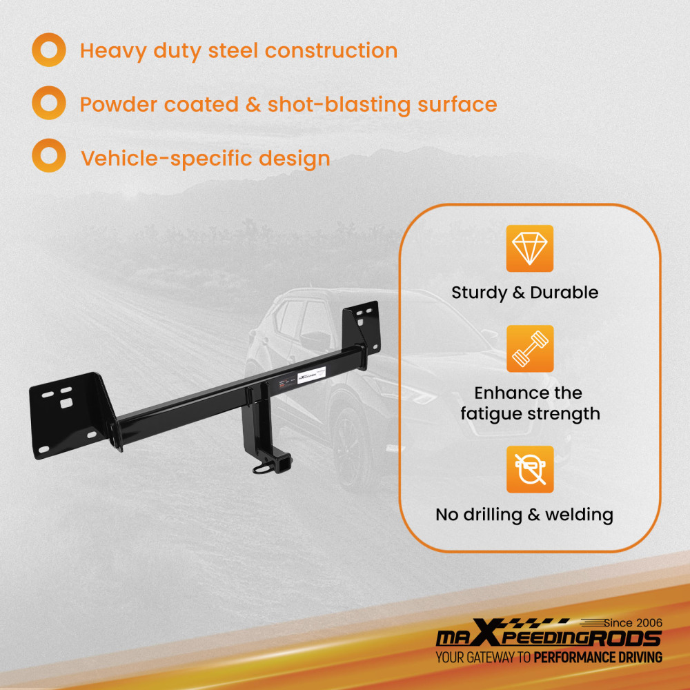 1.25 Trailer Hitch Receiver compatible for Toyota Corolla 2019-2026 Class 2 Rear GTW