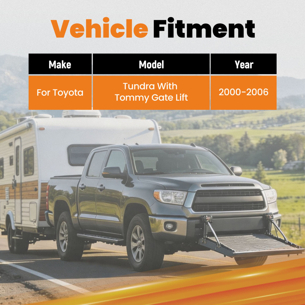 2 Class 3 Hitch compatible for Toyota Tundra 2000-2006 Tommy Gate Lift 5000lbs GTW
