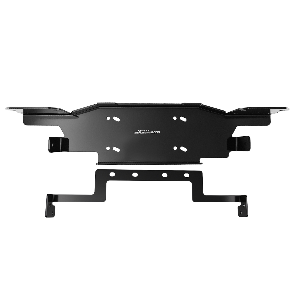 Front Bumper Winch Mount Plate 13,000lbs compatible for Jeep Gladiator JT with metal bumper