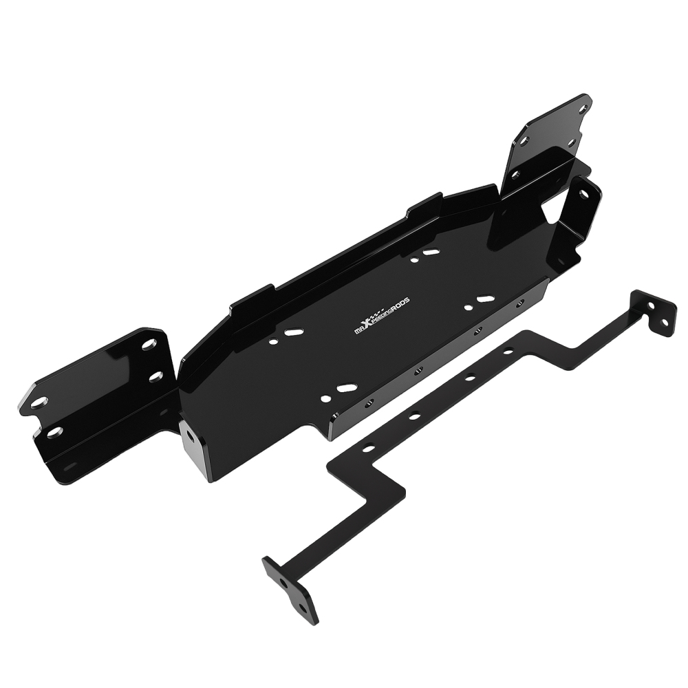 Front Bumper Winch Mount Plate 13,000lbs compatible for Jeep Gladiator JT with metal bumper