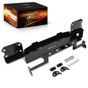 Front Bumper Winch Mount Plate 13,000lbs compatible for Jeep Gladiator JT with metal bumper