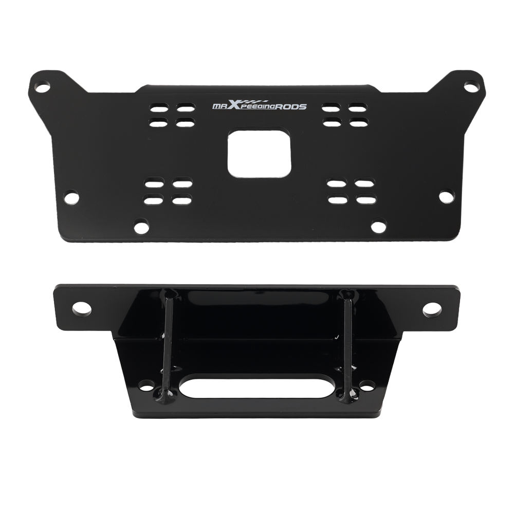 Bolt-on Winch Mount compatible for Honda Talon 1000RS/XS 2023 Black Powder Coated