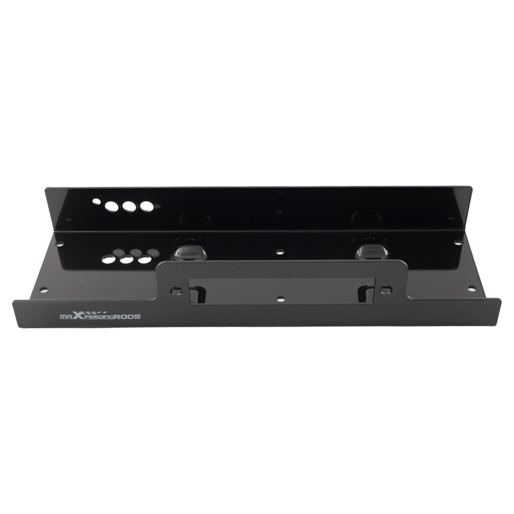 Heavy Duty Winch Bracket for SUV Truck ATV UTV 10x4.5 Steel Black Mount