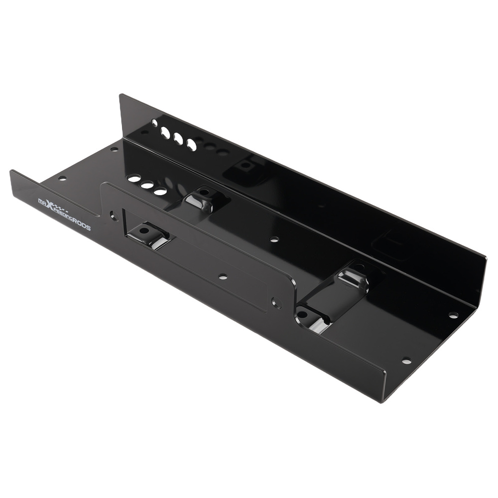 Heavy Duty Winch Bracket for SUV Truck ATV UTV 10x4.5 Steel Black Mount