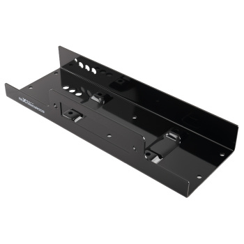 Heavy Duty Winch Bracket for SUV Truck ATV UTV 10x4.5 Steel Black Mount