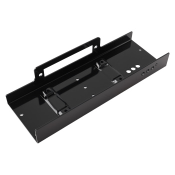 Heavy Duty Winch Bracket for SUV Truck ATV UTV 10x4.5 Steel Black Mount