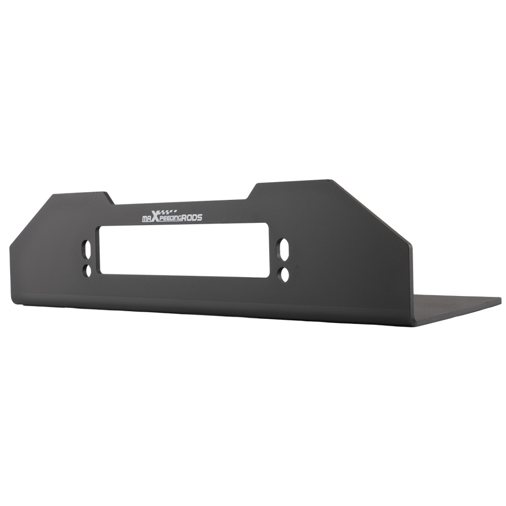 Bolt-On Front Winch Mount for Go Rhino Rockline Bumpers 12000lbs Steel Black