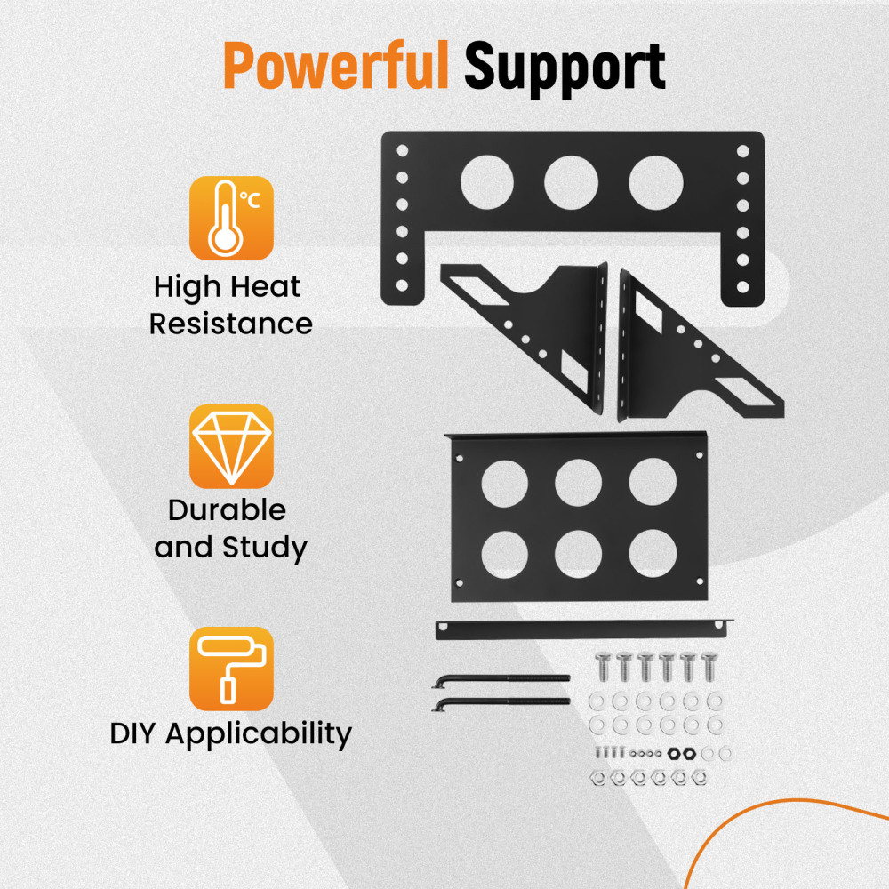 Metal Steel Battery Mounting Box Fits up to a 10.63” × 7.06” × 7.5” Battery