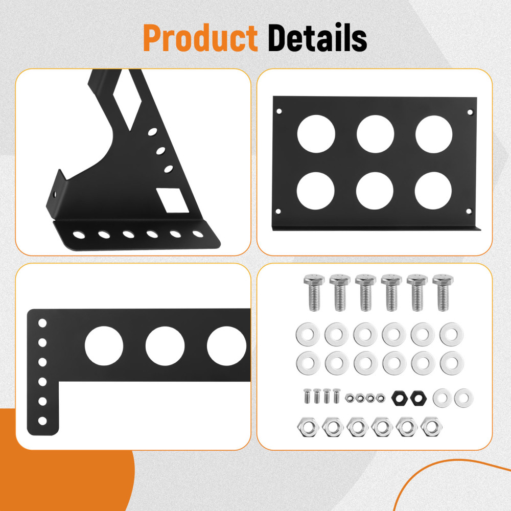 Metal Steel Battery Mounting Box Fits up to a 10.63” × 7.06” × 7.5” Battery