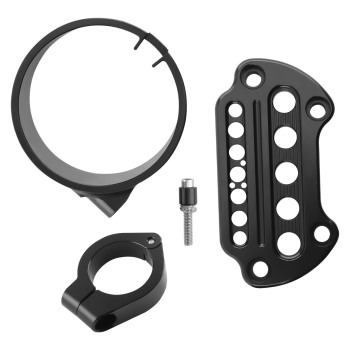 Side Mount Speedometer Bracket Relocation Cover compatible for Harley Sportster 1200/883