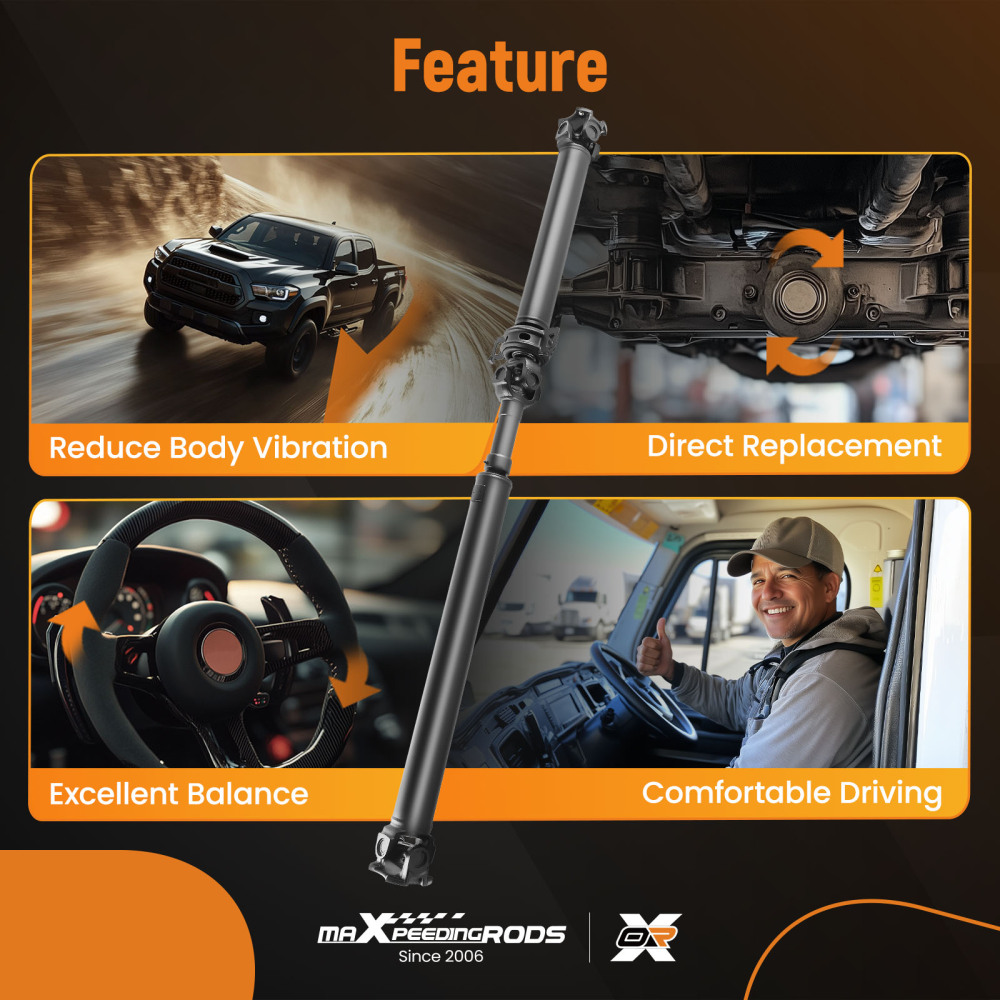 Rear Driveshaft Prop Shaft Assembly compatible for Toyota Tacoma 2005-2015 4WD 936-728