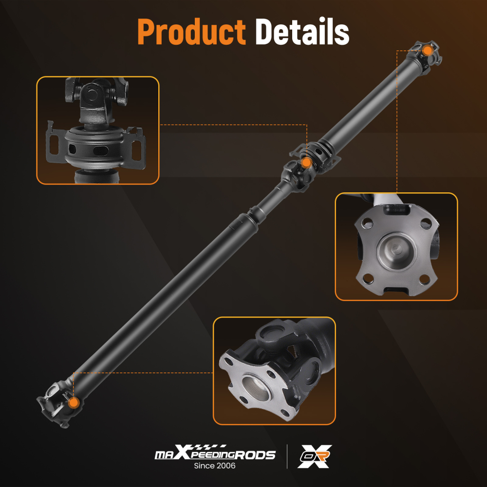 Rear Driveshaft Prop Shaft Assembly compatible for Toyota Tacoma 2005-2015 4WD 936-728