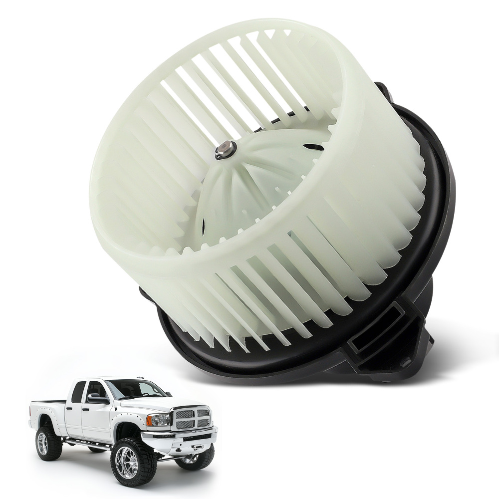 HVAC Blower Motor w/ Fan compatible for Dodge Ram 1500/2500/3500 2002-2008 PM9198 5012701AB