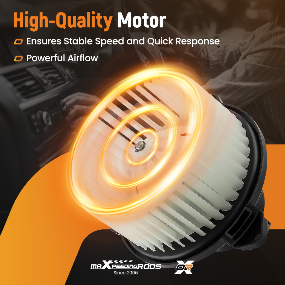 HVAC Blower Motor w/ Fan compatible for Dodge Ram 1500/2500/3500 2002-2008 PM9198 5012701AB