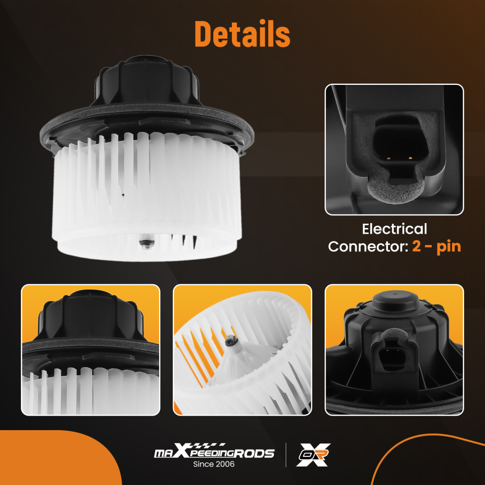 A/C Heater Blower Motor Fan compatible for Chevrolet Silverado 1500 compatible for GMC Sierra 52400424