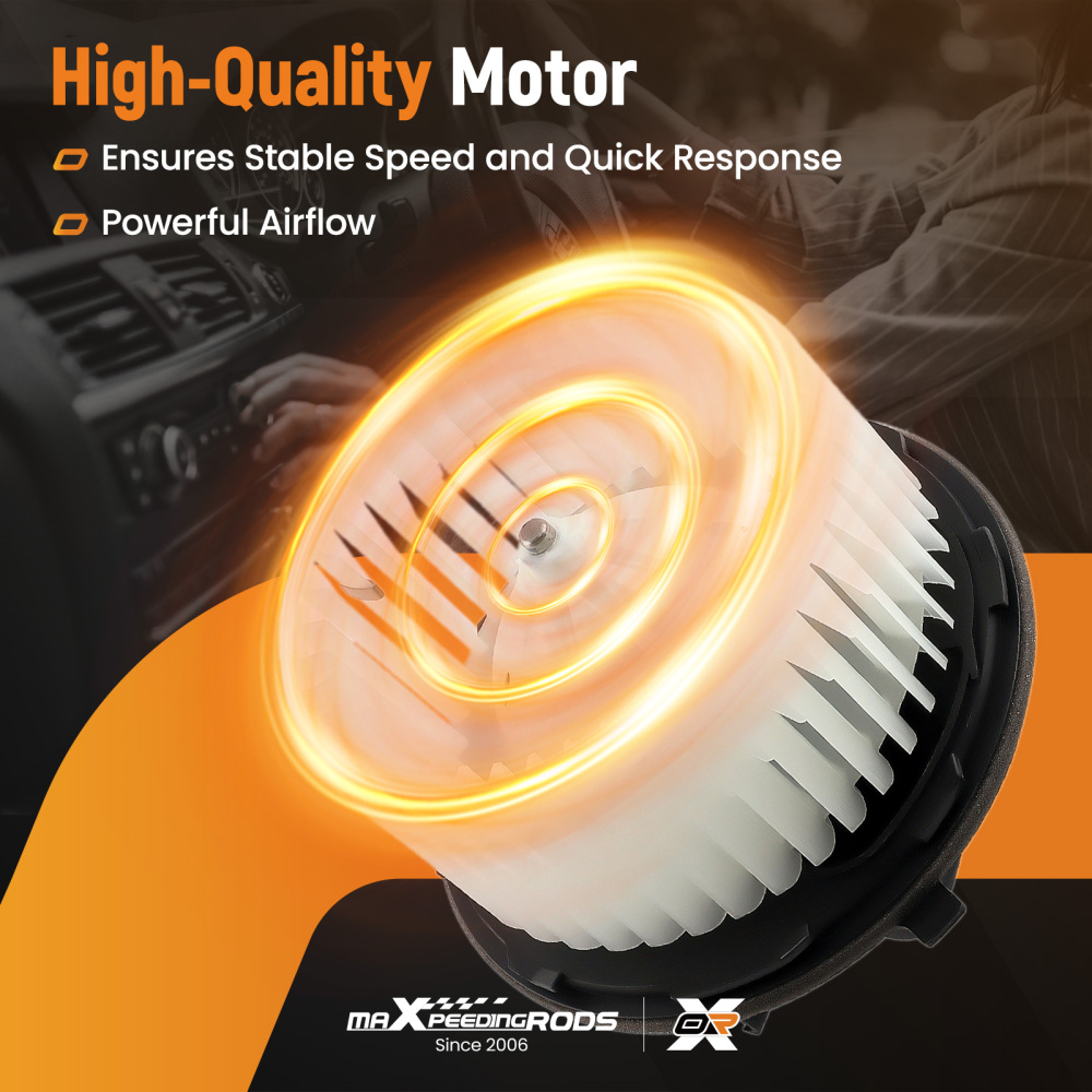 HVAC Blower Motor w/ Wheel compatible for Chevy Silverado/Suburban Compatible for GMC Sierra 700164