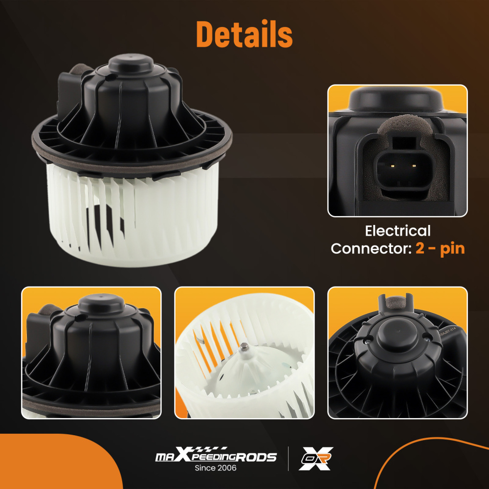 HVAC Blower Motor w/ Wheel compatible for Chevy Silverado/Suburban Compatible for GMC Sierra 700164