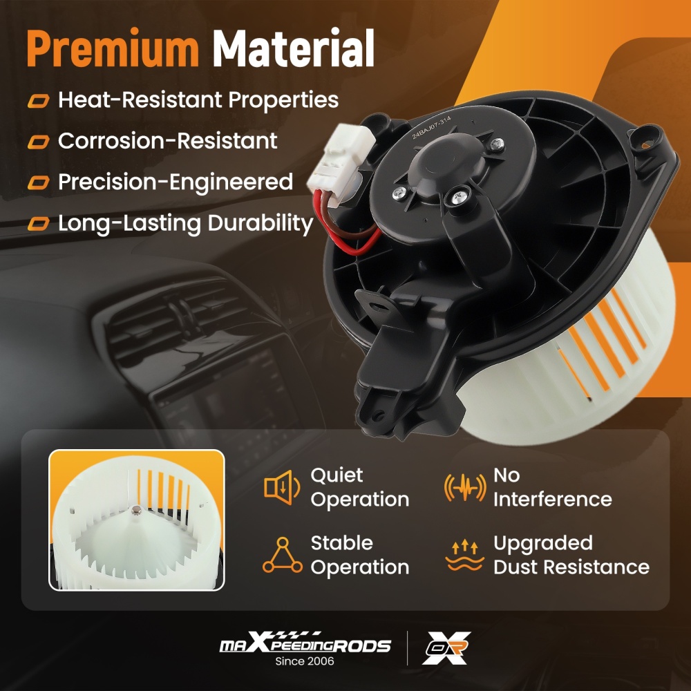 Heater A/C Blower Motor w/ Fan compatible for Toyota Tacoma Pickup Truck 2005-2015 700188