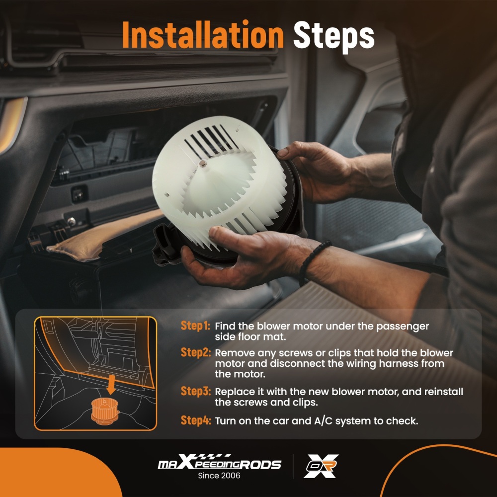 Heater A/C Blower Motor w/ Fan compatible for Toyota Tacoma Pickup Truck 2005-2015 700188