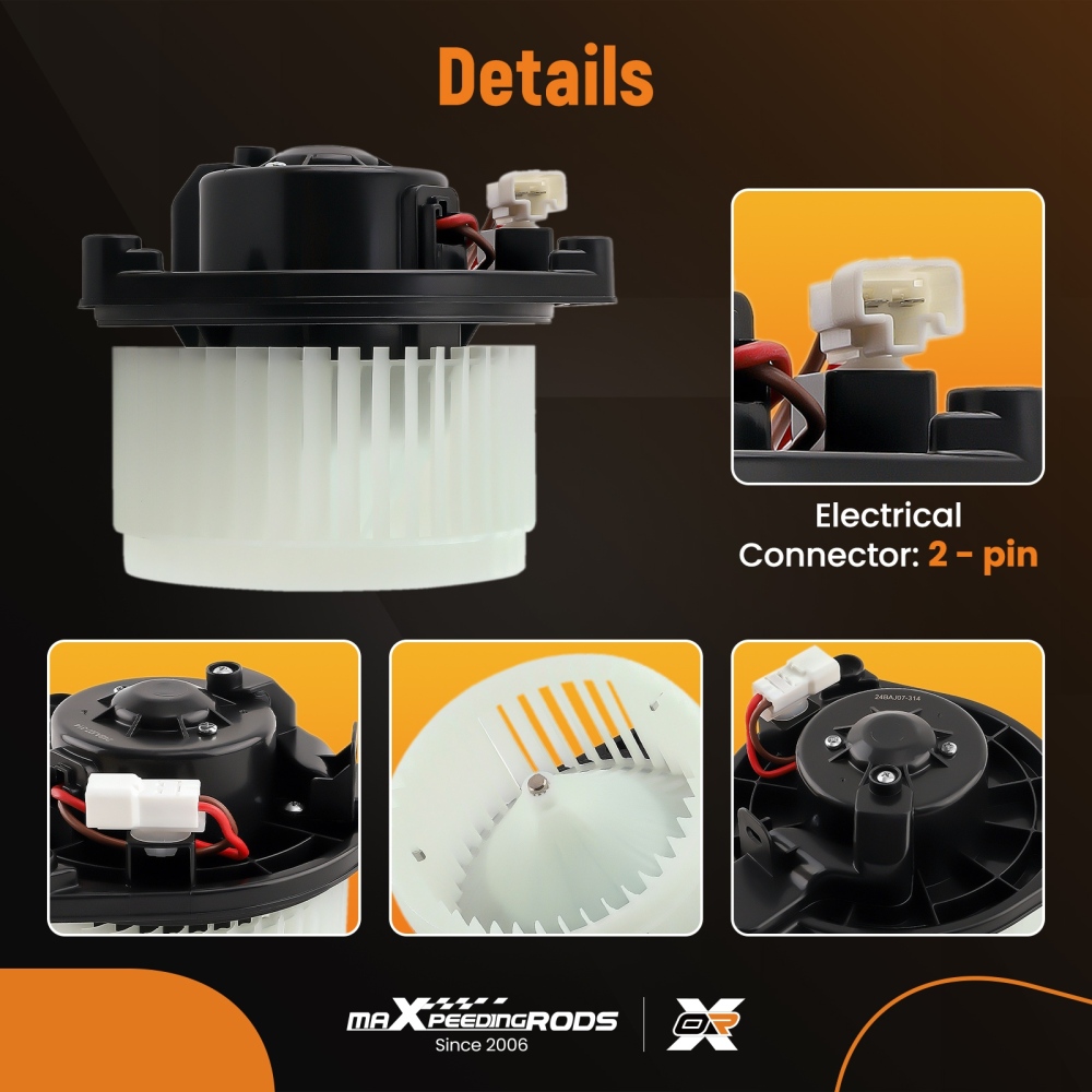 Heater A/C Blower Motor w/ Fan compatible for Toyota Tacoma Pickup Truck 2005-2015 700188