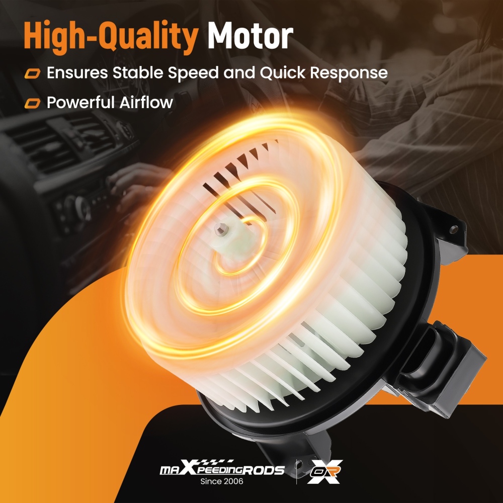 A/C Blower Motor with Fan compatible for Honda Civic compatible for Jeep Wrangler 2006-2011 700194