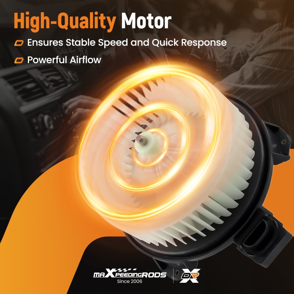 HVAC Heated Blower Motor with Fan compatible for Ram 1500/2500/3500 2009 2010-2018 700203