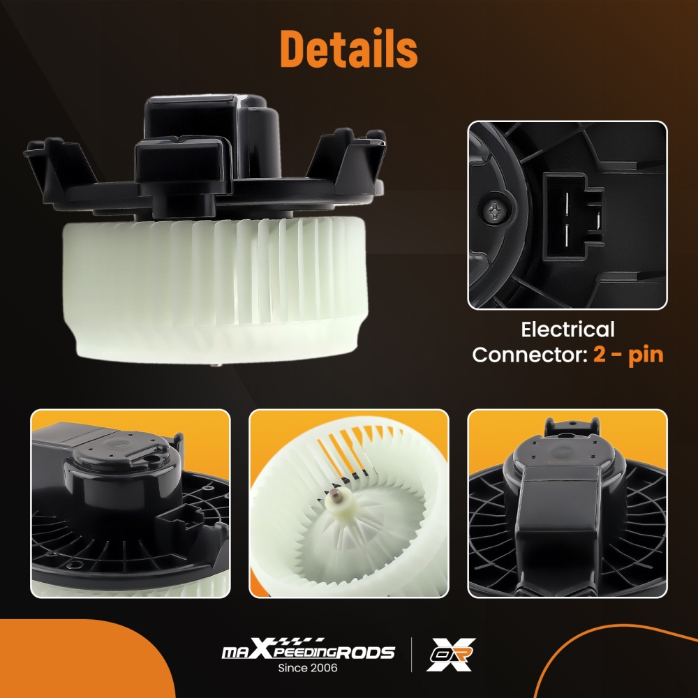 HVAC Heated Blower Motor with Fan compatible for Ram 1500/2500/3500 2009 2010-2018 700203