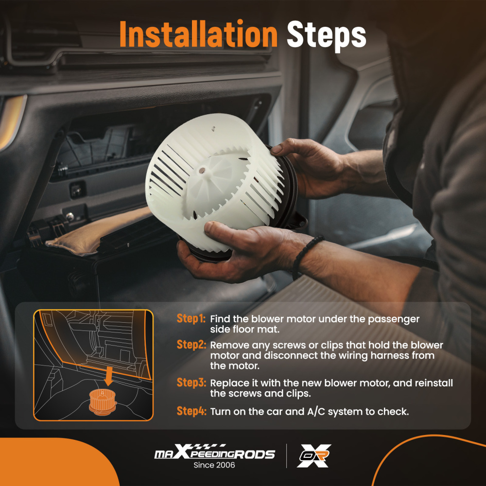 Heater Blower Motor with Fan compatible for Ford F150/Compatible for Expedition compatible for Lincoln Navigator