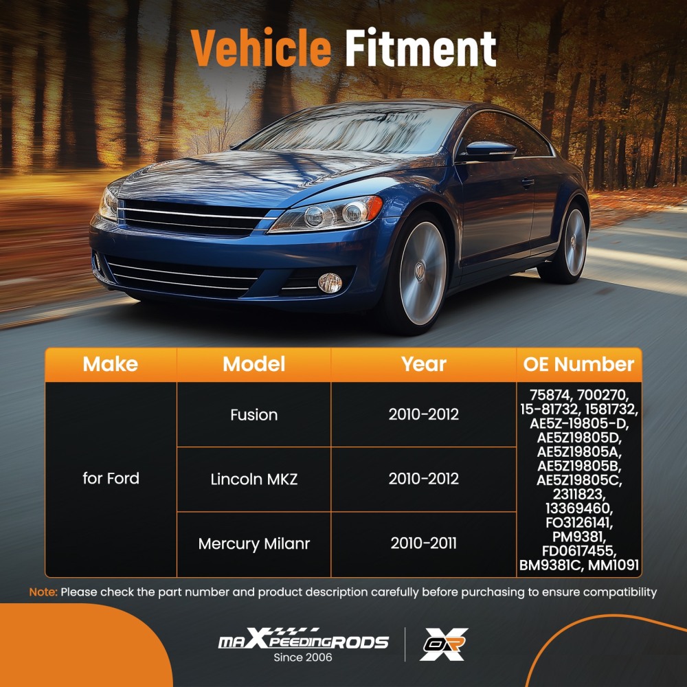 HVAC Blower Motor Fan compatible for Ford Fusion compatible for Lincoln MKZ compatible for Mercury Milan 700270