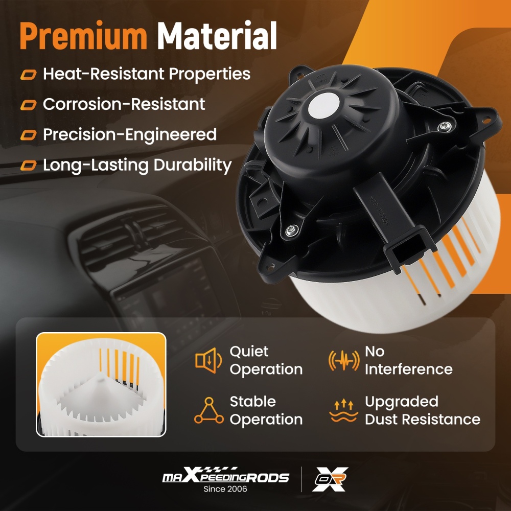 HVAC Blower Motor Fan compatible for Ford Fusion compatible for Lincoln MKZ compatible for Mercury Milan 700270