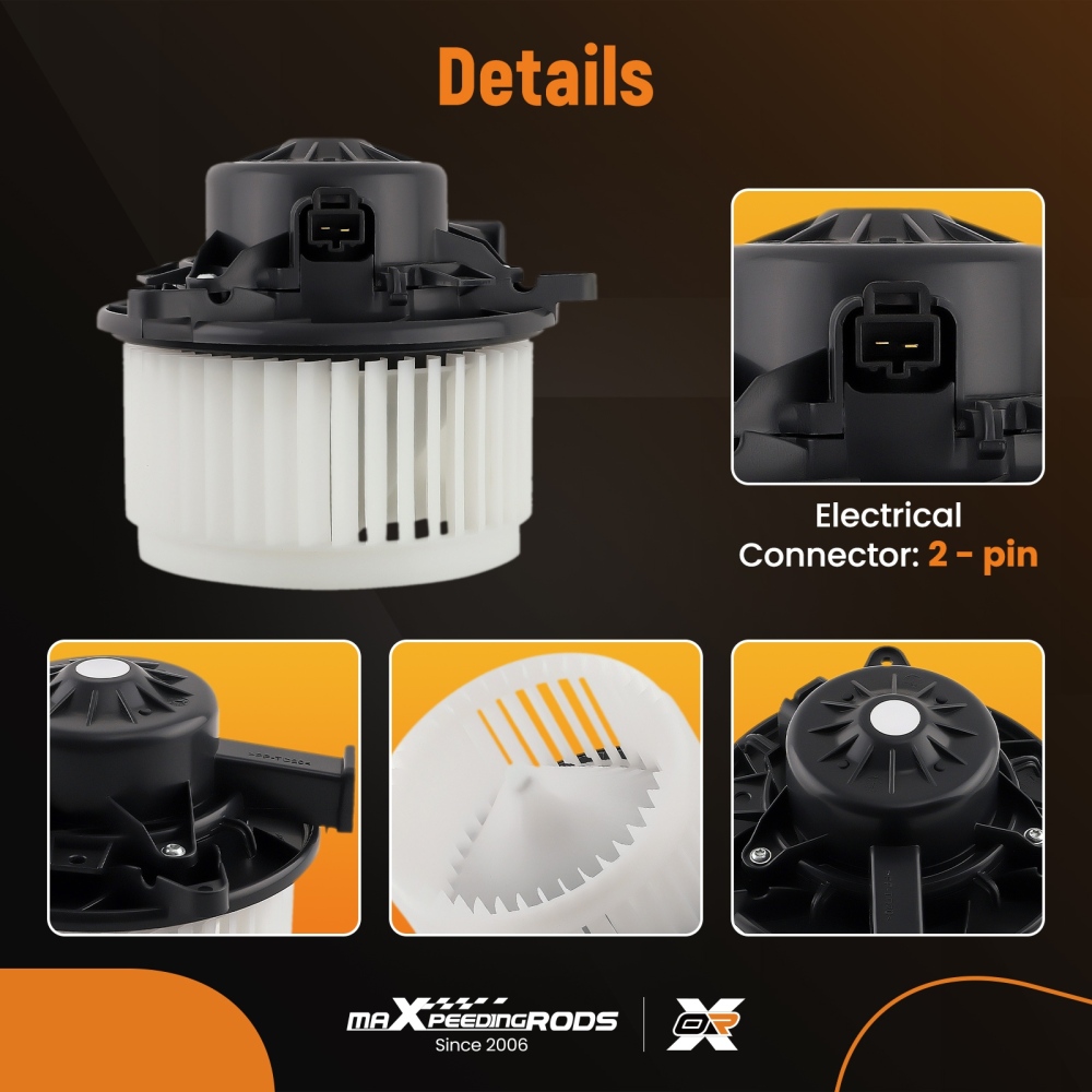 HVAC Blower Motor Fan compatible for Ford Fusion compatible for Lincoln MKZ compatible for Mercury Milan 700270