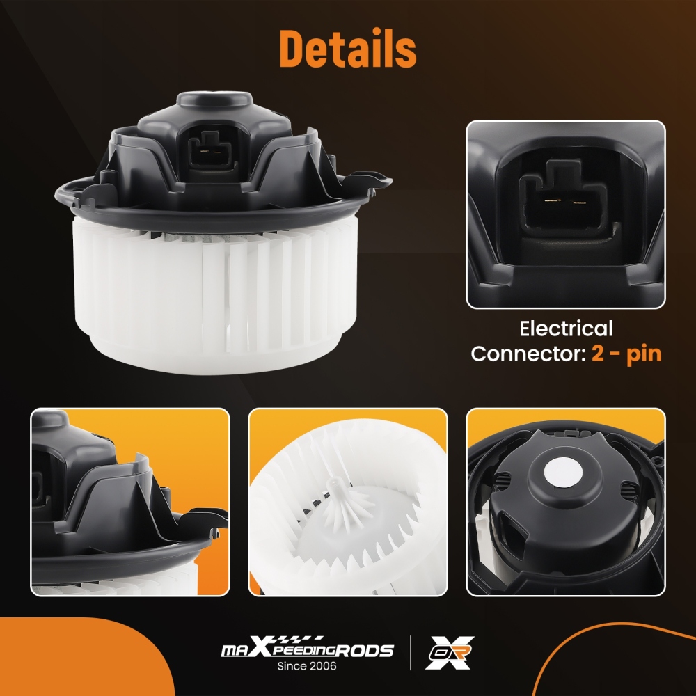 A/C Blower Motor Fan compatible for Buick Encore 17-22 compatible for Chevy Sonic/Ttax 2012-2022