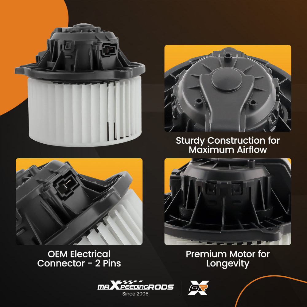 Front HVAC Blower Moto compatible for Hyundai Santa Fe compatible for Kia Sorento 2010-2020 700258