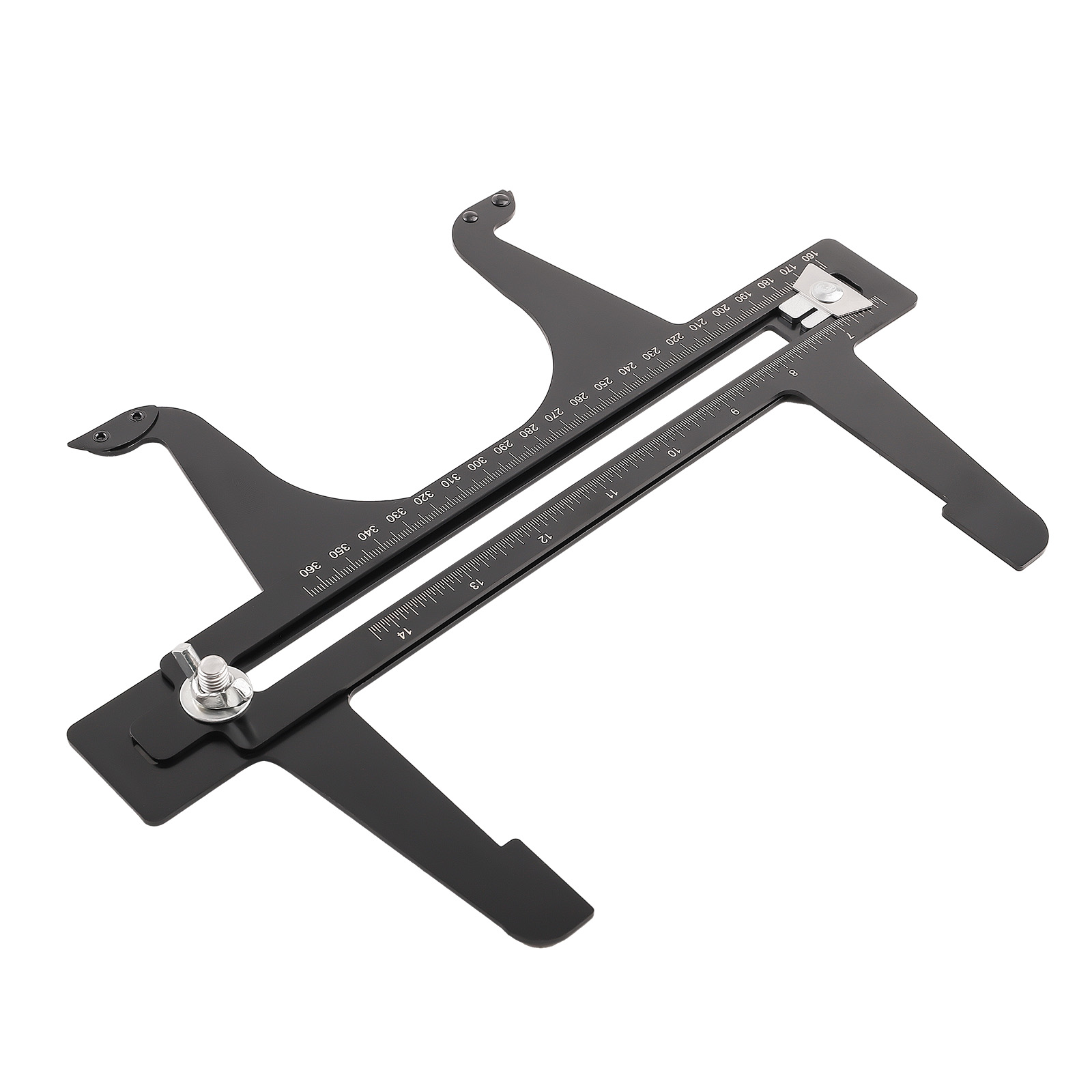 Brake Measuring Tool 6-1/2 to 14-1/4 inches 160-360mm Brake Resetting Gauge Tool