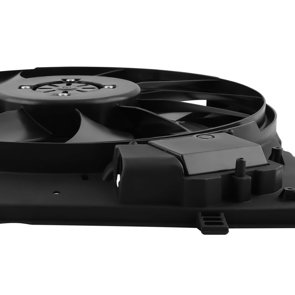 Radiator Cooling Fan Assembly Black compatible for Mercedes W220 CL600 S600 CL55 CL65