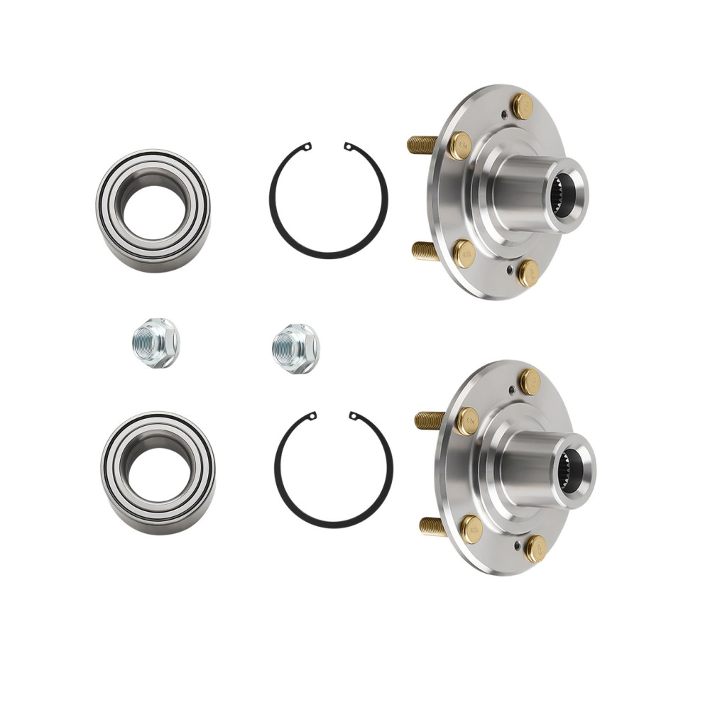 Front LeftRight Wheel Hub Bearing Assembly compatible for Honda Accord 2005-2007 compatible for Acura