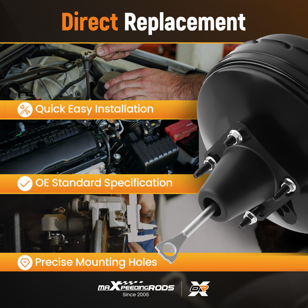 Power Brake Booster compatible for Chevrolet Silverado GMC Sierra1500 2007 54-74431