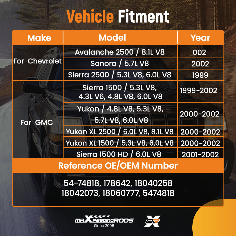 Vacuum Power Brake Booster compatible for Chevrolet Silverado1500 2500 5.3L54-74818