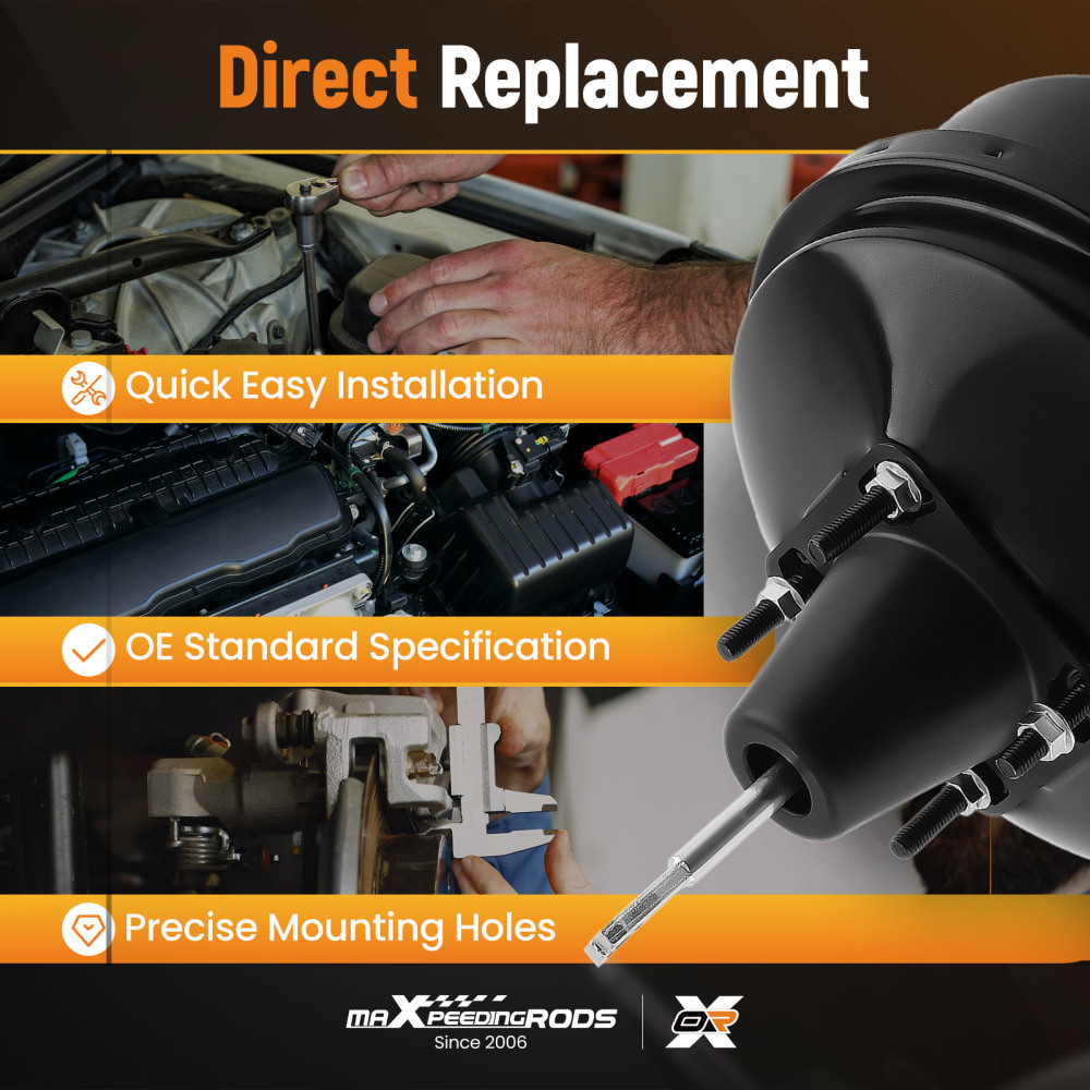 Vacuum Power Brake Booster compatible for Chevrolet Silverado1500 2500 5.3L54-74818