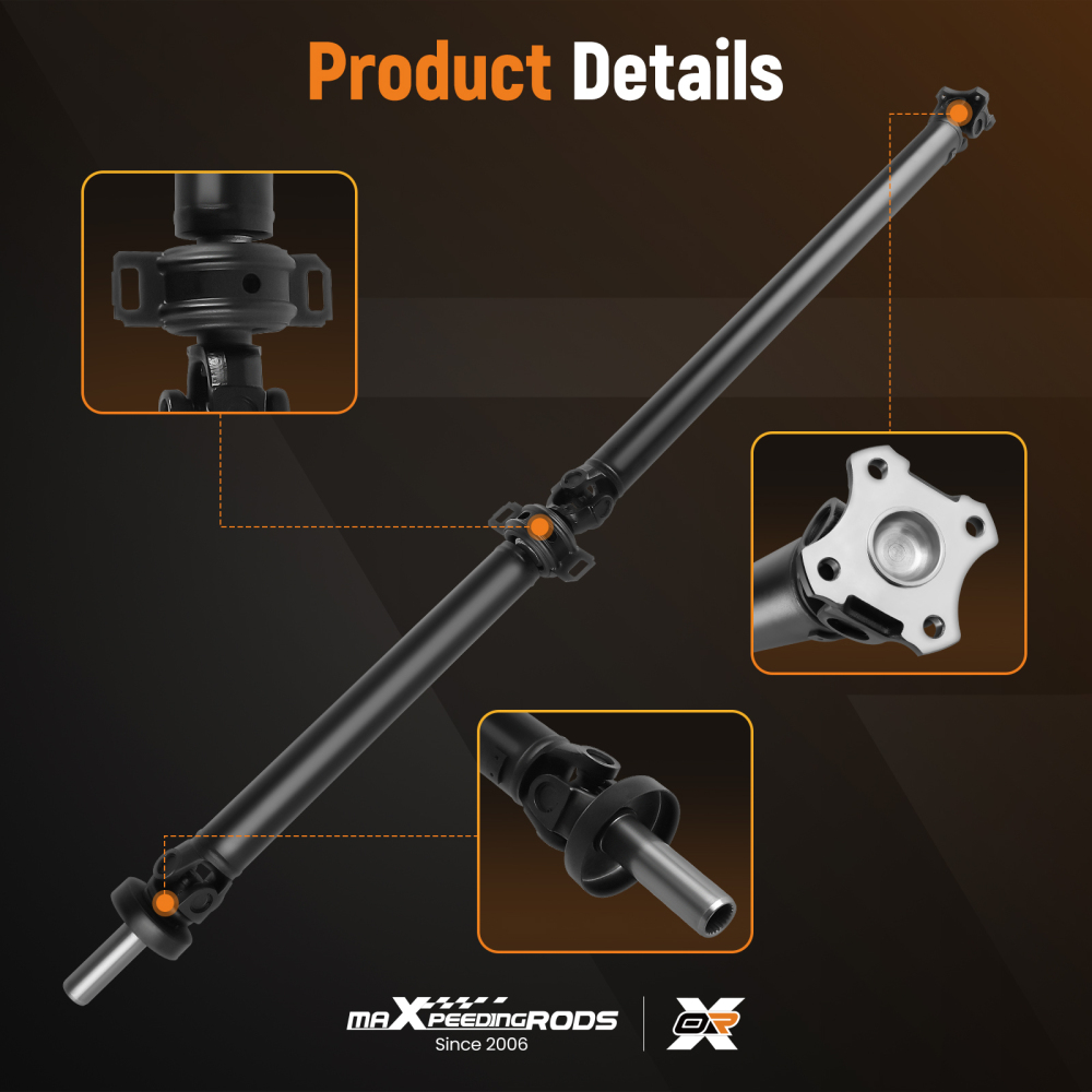 Rear Driveshaft Prop Shaft Assembly compatible for Ford Explorer Sport Trac 2007-2010 4WD