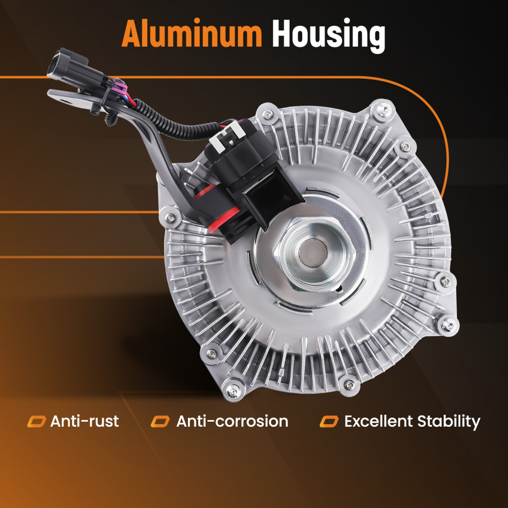 Cooling Radiator Fan Clutch compatible for Ram 2500 3500 4500 5500 6.7L Diesel 2013-2018