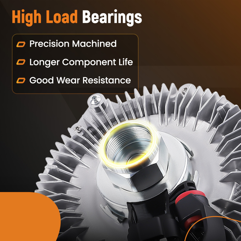 Cooling Radiator Fan Clutch compatible for Ram 2500 3500 4500 5500 6.7L Diesel 2013-2018