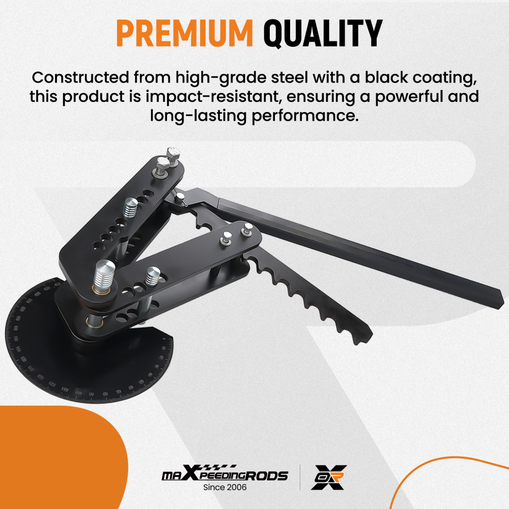 Steel Ratcheting Manual Pipe and Tube Bender Bends up to 2 diameter tubing