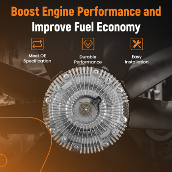 Radiator Cooling Fan Clutch compatible for Toyota 4Runner 10-2020 FJ Cruiser compatible for Tacoma Tundra