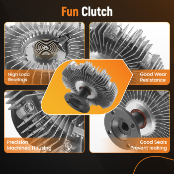 Radiator Cooling Fan Clutch compatible for Toyota 4Runner 10-2020 FJ Cruiser compatible for Tacoma Tundra