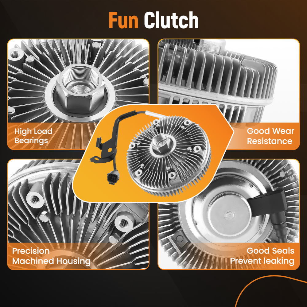 Electric Radiator Cooling Fan Clutch compatible for Dodge 2500-5500 compatible for Cummins Diesel 2005-09