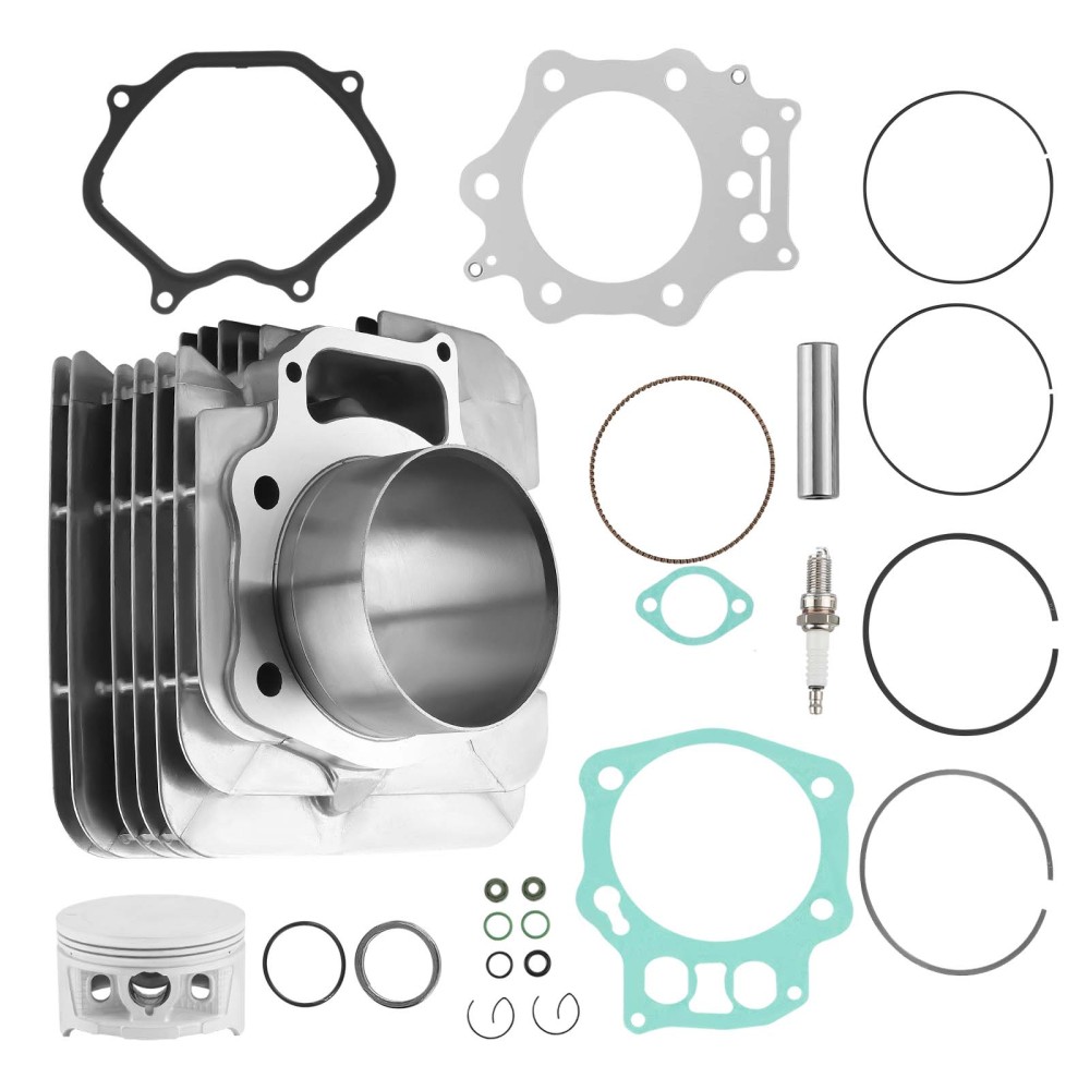 90mm Cylinder Piston Top End Rebuild Kit compatible for Honda Foreman 450 4x4 1998-2004